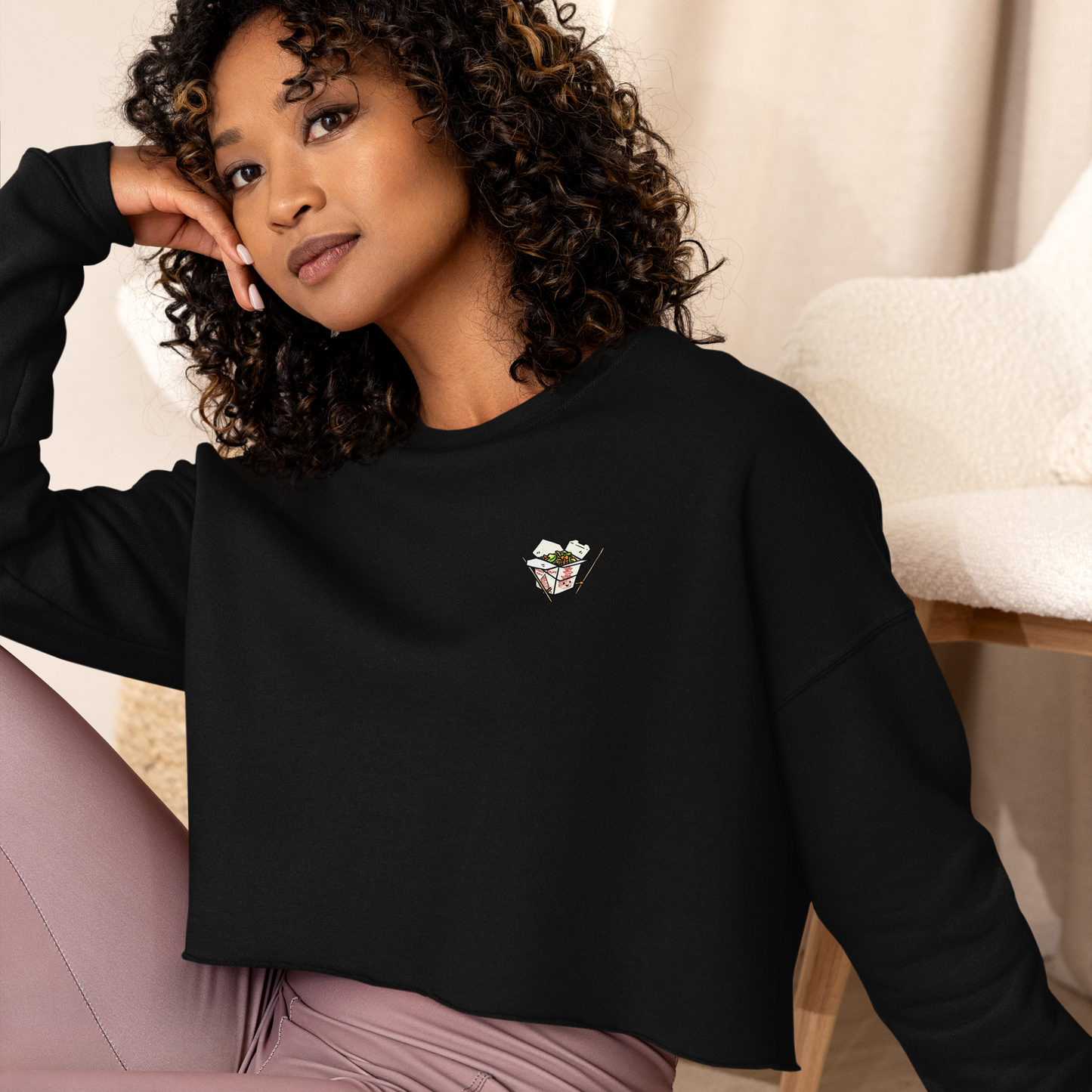 Chop Suey Crop Sweatshirt