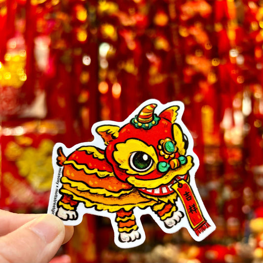 Lion Dance Sticker