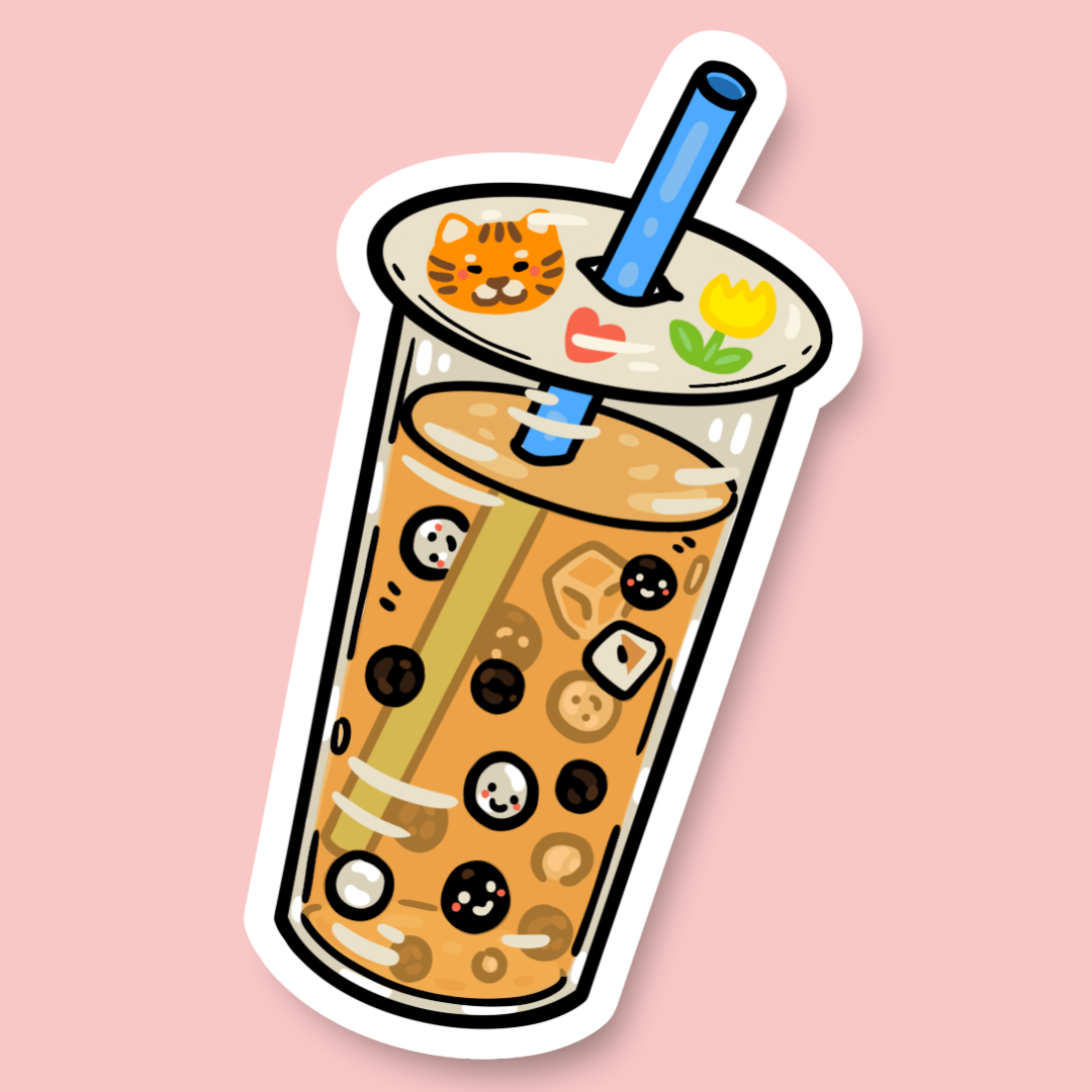 Boba Sticker – Mott Street Girls