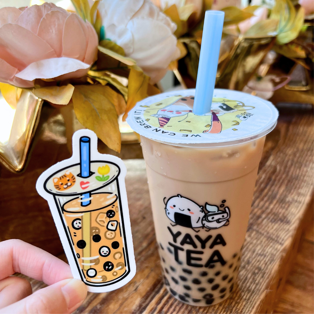 Boba Sticker