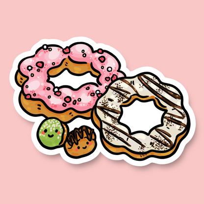 Mochi Donuts Sticker