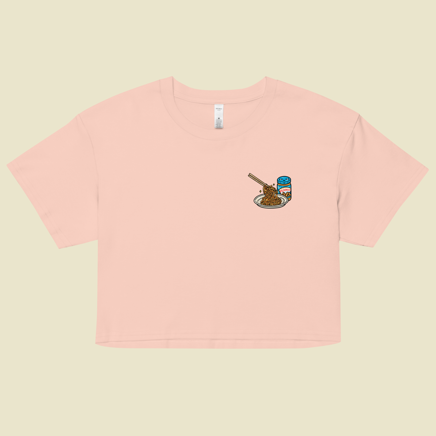 PB Noodles Crop Top