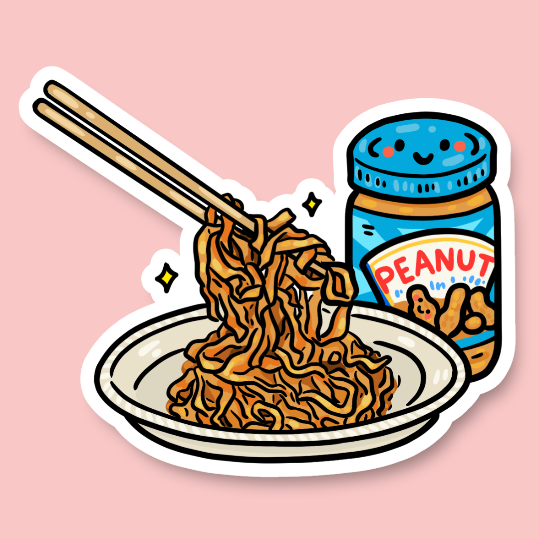 Peanut Butter Noodles Sticker