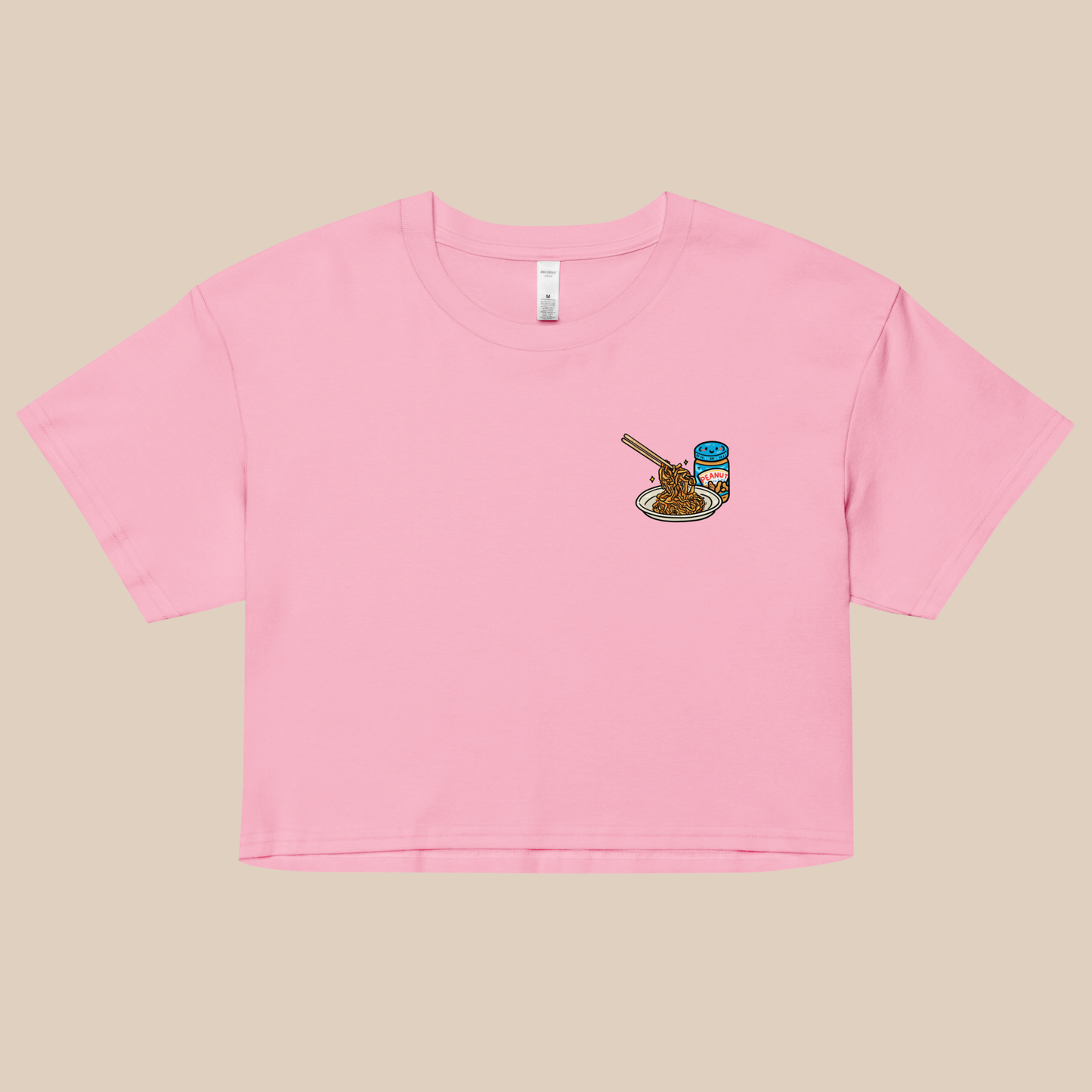 PB Noodles Crop Top