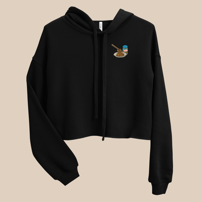 PB Noodles Crop Hoodie