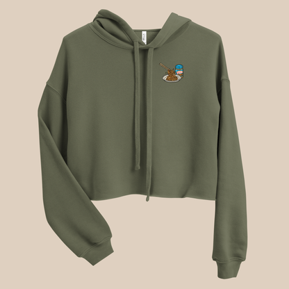 PB Noodles Crop Hoodie