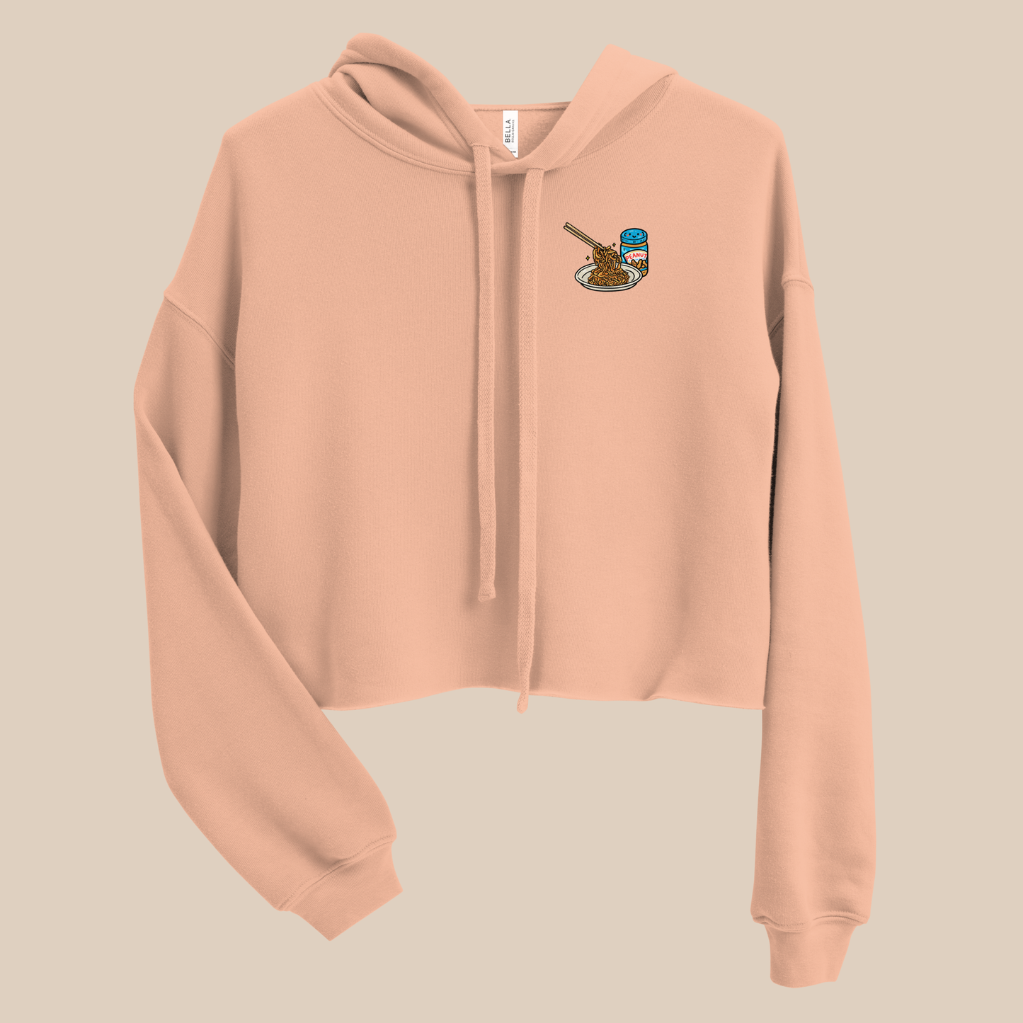 PB Noodles Crop Hoodie