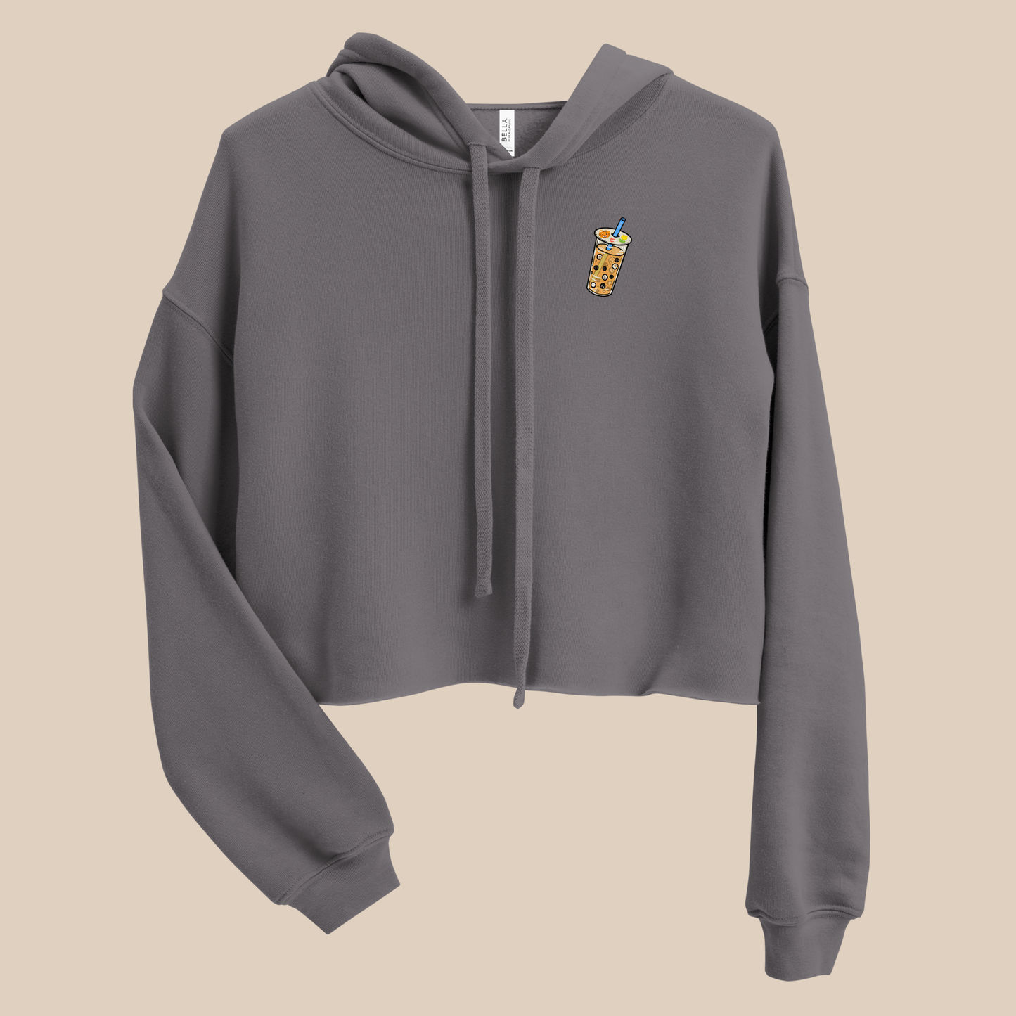 Boba Crop Hoodie