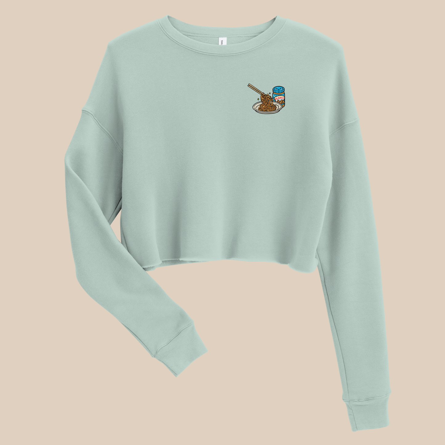 PB Noodles Crop Sweatshirt