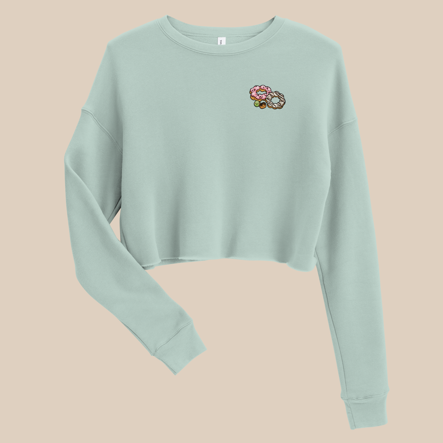 Mochi Donuts Crop Sweatshirt