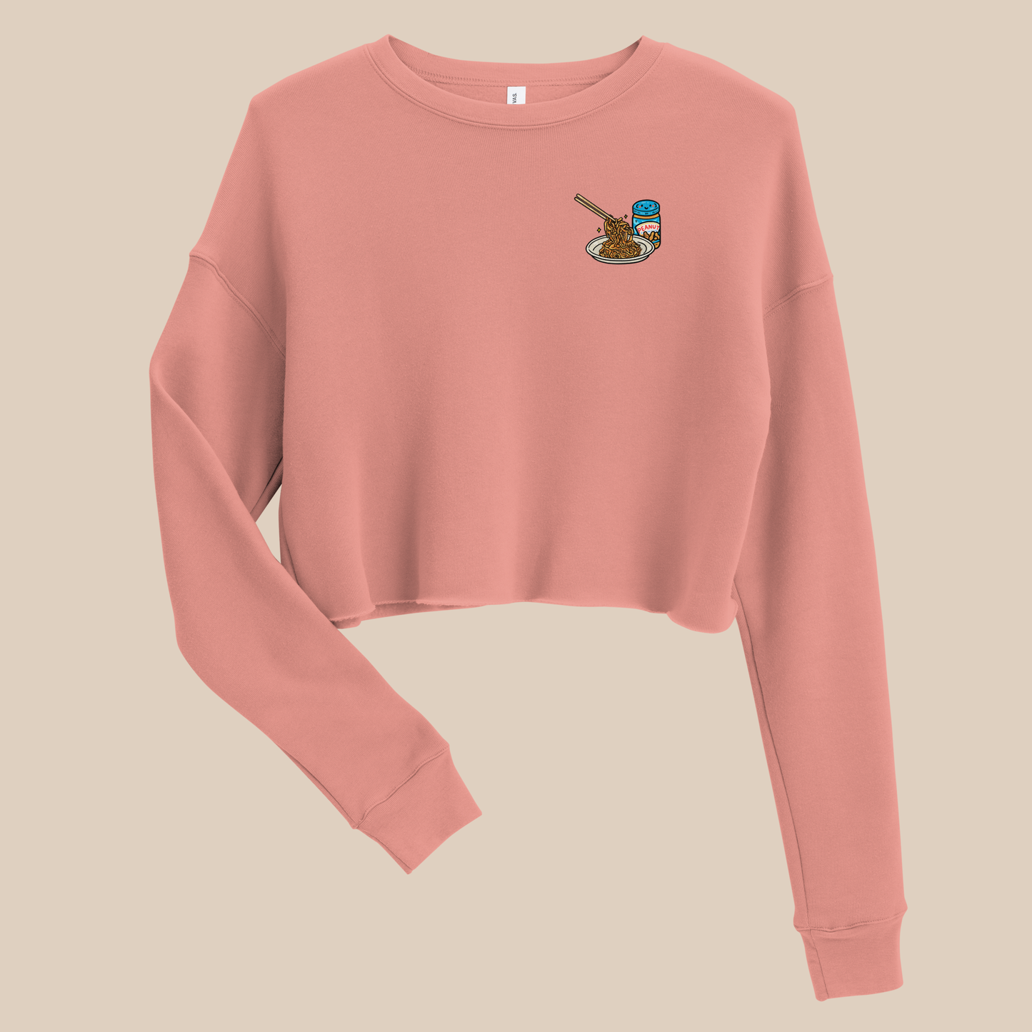 PB Noodles Crop Sweatshirt