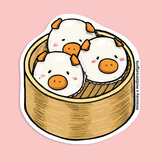 Steamed Piggy Buns Sticker